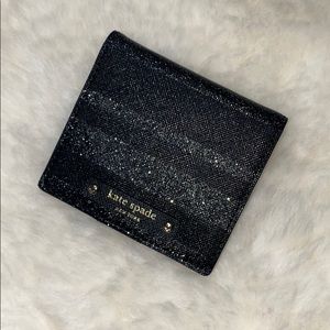 Kate Spade sparkly wallet - stripes